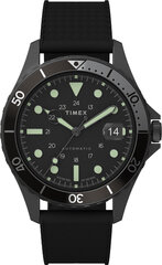 Timex Navi XL Automatic 41mm Часы с ремешком из синтетического каучука TW2U99900 цена и информация | Мужские часы | kaup24.ee