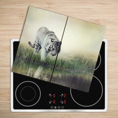 Tulup Lõikelaud Valge tiiger, 2x30x52 cm hind ja info | Lõikelauad | kaup24.ee