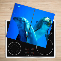 Tulup Lõikelaud Kaks delfiini, 2x30x52 cm hind ja info | Lõikelauad | kaup24.ee