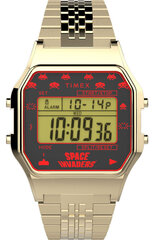 Timex T80 x Space Invaders 34 мм Часы-браслет из нержавеющей стали TW2V30100 цена и информация | Мужские часы | kaup24.ee