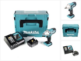 Аккумуляторная ударная дрель Makita DTW 190 RF1J цена и информация | Шуруповерты, дрели | kaup24.ee