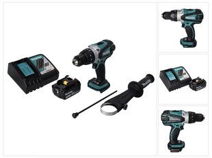 Akulööktrell Makita DHP 458 RF1 цена и информация | Шуруповерты, дрели | kaup24.ee