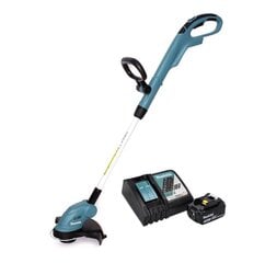 Akuga muruniiduk Makita DUR 181 RF1 18 V 260 mm, koos aku ja laadijaga цена и информация | Триммеры | kaup24.ee