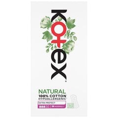 Ежедневные прокладки Kotex Natural Daily 36 шт. цена и информация | Тампоны, гигиенические прокладки для критических дней, ежедневные прокладки | kaup24.ee