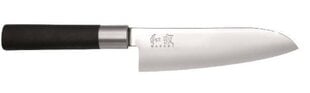 Kai Wasabi kööginuga Santoku 16,5cm, must цена и информация | Подставка для ножей Tescoma Woody, 21 см | kaup24.ee