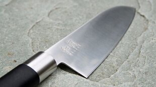 Kai Wasabi kööginuga Santoku 16,5cm, must цена и информация | Ножи и аксессуары для них | kaup24.ee
