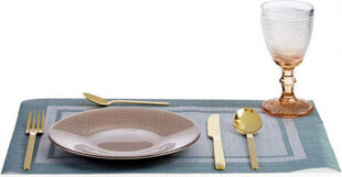 Плоская тарелка Позолоченный Cтекло (21 x 2 x 21 cm) цена и информация | Посуда, тарелки, обеденные сервизы | kaup24.ee