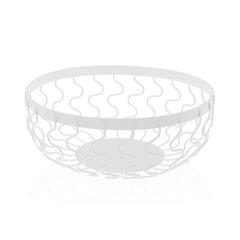 Puuviljakauss Versa Valge (24 x 10 x 24 cm) цена и информация | Посуда, тарелки, обеденные сервизы | kaup24.ee