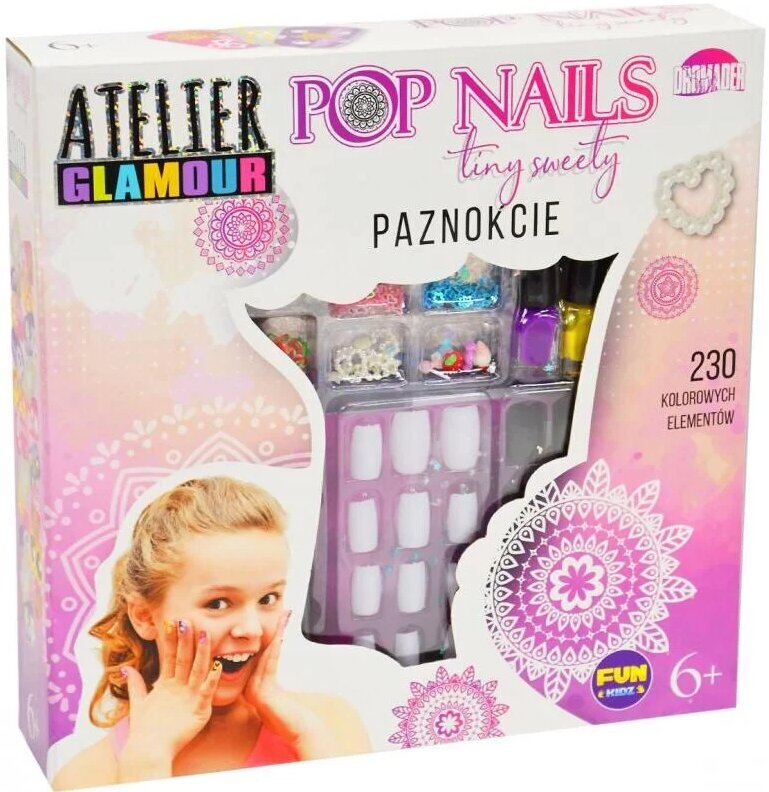 Küünetehniku mängukomplekt Pop Nails Atelier Glamour цена и информация | Tüdrukute mänguasjad | kaup24.ee