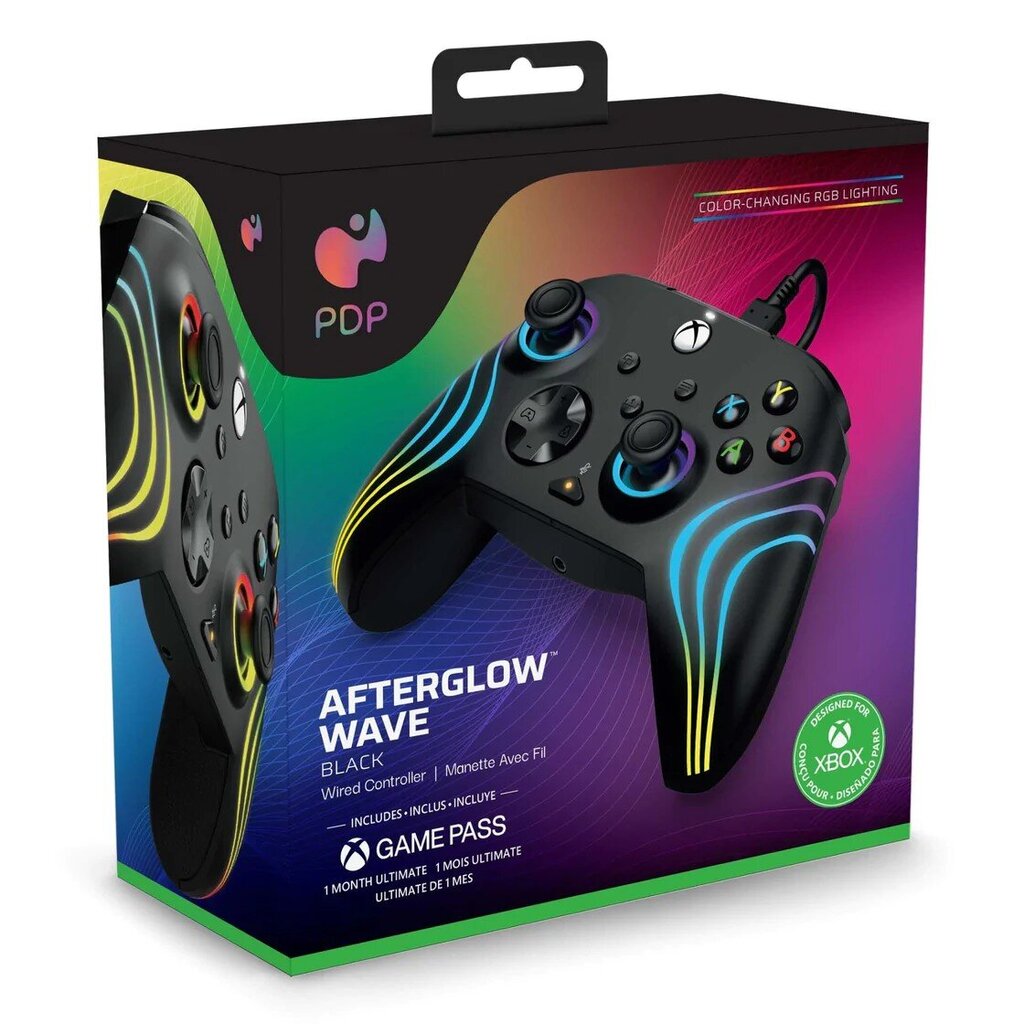 PDP, Xbox Series X|S & PC, Black Afterglow Wave цена и информация | Mängupuldid | kaup24.ee