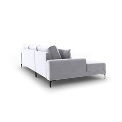 Пятиместный диван Velvet Larnite, 254x182x90 см, цвет серый цена и информация | Угловые диваны | kaup24.ee