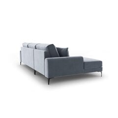 Пятиместный диван Velvet Larnite, 254x182x90 см, светло синий цвет цена и информация | Угловые диваны | kaup24.ee