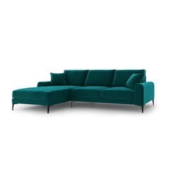 Пятиместный диван Velvet Larnite, 254x182x90 см, темно-зеленый цвет цена и информация | Угловые диваны | kaup24.ee