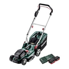 Metabo RM 36-18 LTX BL 36 akuniiduk 36 V (2x 18 V) LTX + 2x akut 5,5 Ah + topeltlaadija hind ja info | Muruniidukid | kaup24.ee