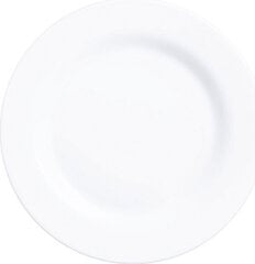 Taldrikute komplekt Arcoroc Intensity Valge 6 tk 25,5 cm цена и информация | Посуда, тарелки, обеденные сервизы | kaup24.ee