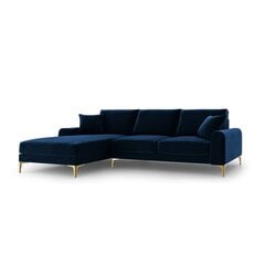 Пятиместный диван Velvet Larnite, 254x182x90 см, темно синий цвет цена и информация | Угловые диваны | kaup24.ee