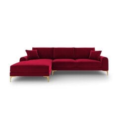 Пятиместный диван Velvet Larnite, 254x182x90 см, красный цвет цена и информация | Угловые диваны | kaup24.ee