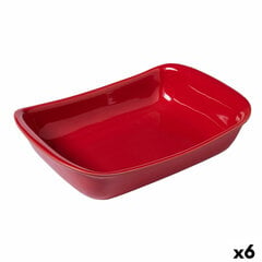 Ahjuvorm Pyrex Supreme Ristkülikukujuline Punane 30,2 x 20 x 7,4 cm (6 tk) hind ja info | Ahjuvormid ja küpsetustarvikud | kaup24.ee