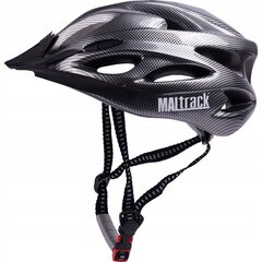 Jalgrattakiiver MalTrack, 57-62cm, must цена и информация | Шлемы | kaup24.ee