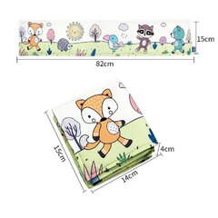 Мягкая книжка-раскладушка для малышей Медведь цена и информация | Развивающие игрушки и игры | kaup24.ee