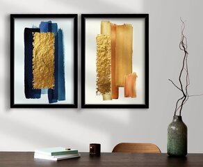 Репродукция из двух частей Золото и синева 2P3853NISCT-016 цена и информация | Картины, живопись | kaup24.ee
