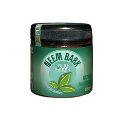 Ājurvēdas augs PureHerbs.Eu NEEM MIZA 50g цена и информация | Чаи и лекарственные травы | kaup24.ee