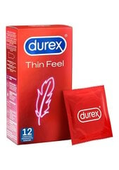 Презервативы Thin Feel Durex, 12 шт. цена и информация | Презервативы | kaup24.ee