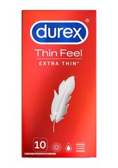 Презервативы Thin Feel Extra Durex, 10 шт. цена и информация | Презервативы | kaup24.ee