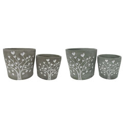 Lillepott DKD Home Decor, 2tk hind ja info | Dekoratiivsed lillepotid | kaup24.ee