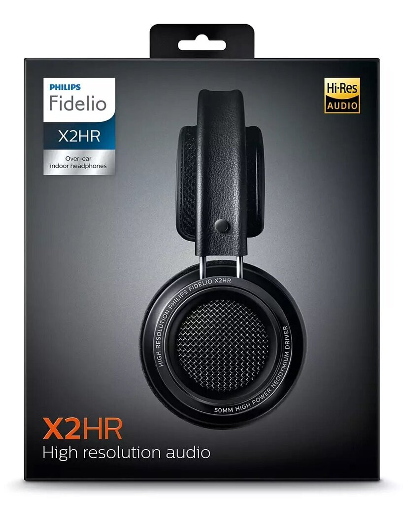 Philips Fidelio X2HR Headphones, must цена и информация | Kõrvaklapid | kaup24.ee