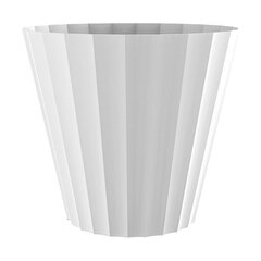Вазон Plastiken, белый, Ø 26 x 23 см цена и информация | Вазоны | kaup24.ee