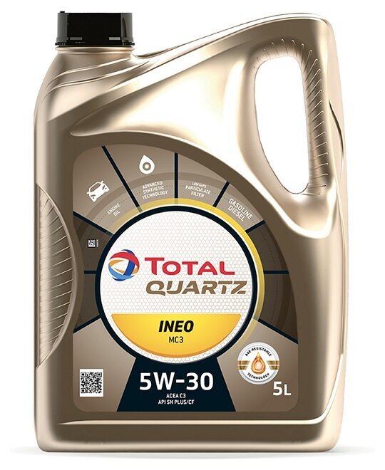 TOTAL Quartz INEO MC 3 5W-30 mootoriõli 5l hind ja info | Mootoriõlid | kaup24.ee