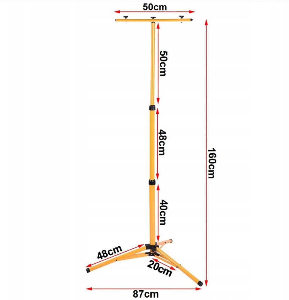 Halogeenlamp-prožektor LED 4500 lm 50 W hind ja info | Taskulambid, prožektorid | kaup24.ee