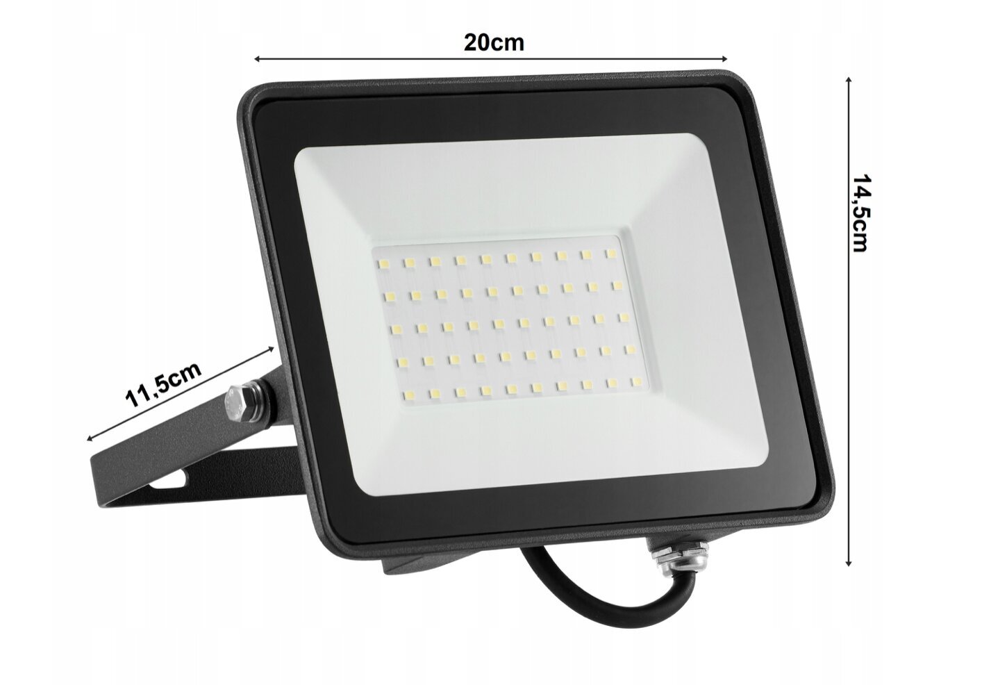 Halogeenlamp-prožektor LED 4500 lm 50 W hind ja info | Taskulambid, prožektorid | kaup24.ee