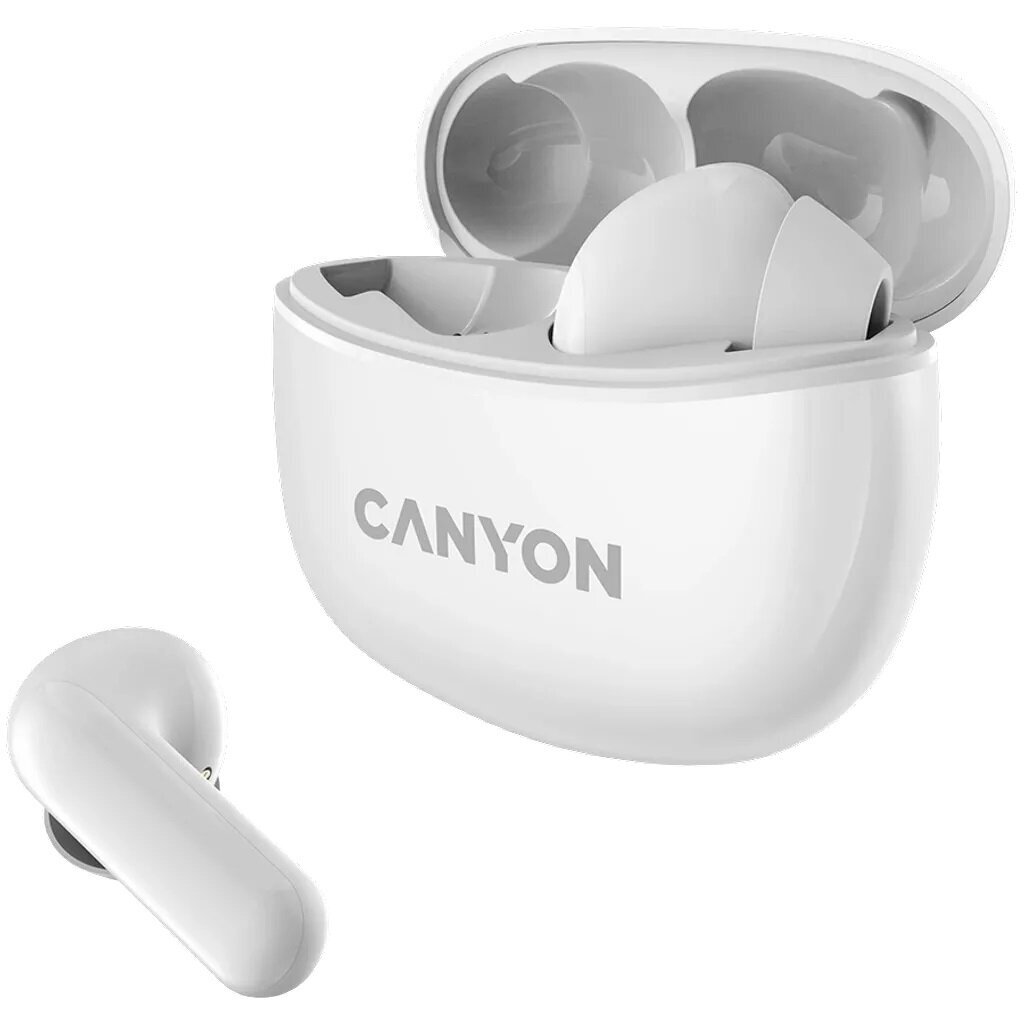 Canyon TWS-5 White CNS-TWS5W hind ja info | Kõrvaklapid | kaup24.ee