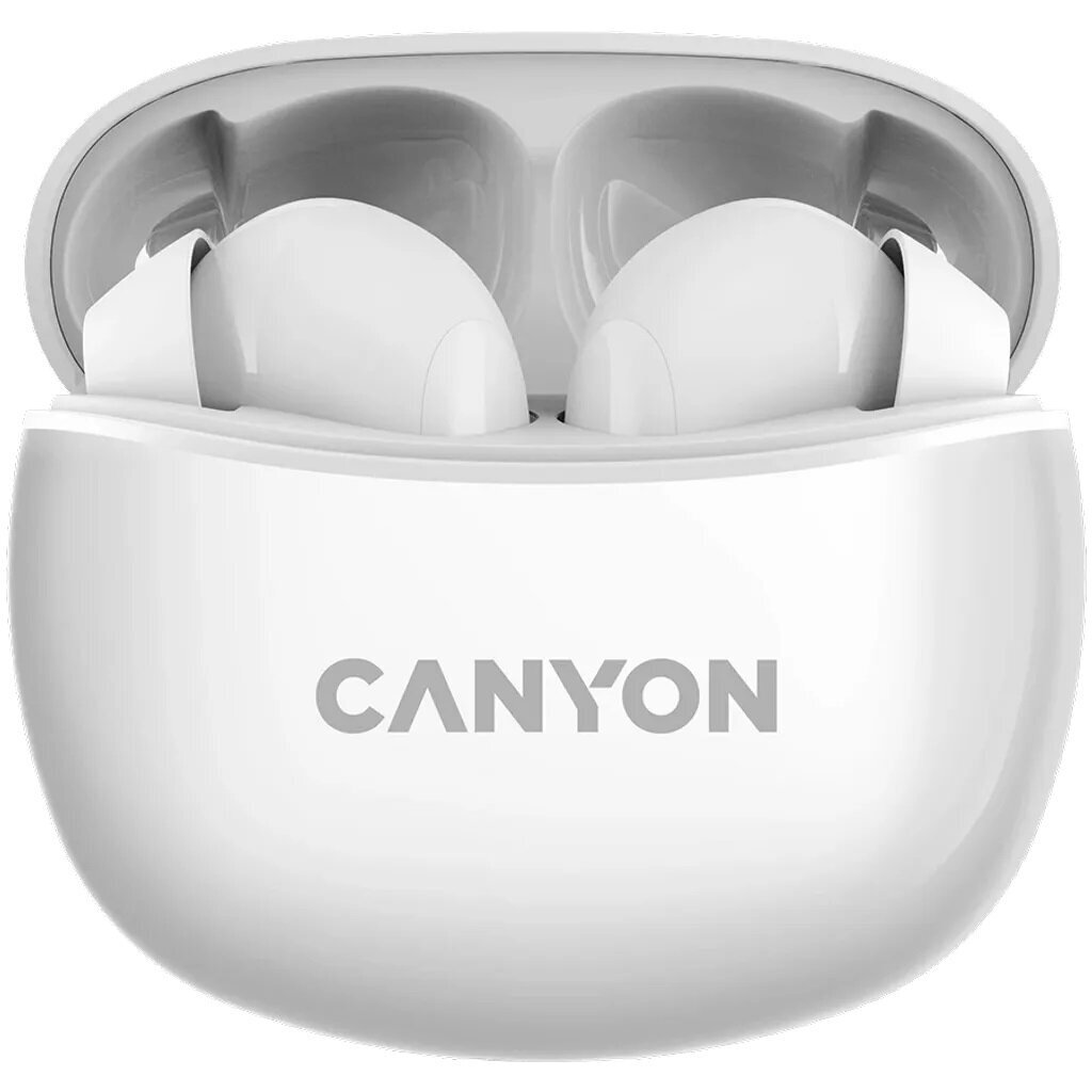 Canyon TWS-5 White CNS-TWS5W цена и информация | Kõrvaklapid | kaup24.ee