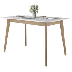 Прямоугольный обеденный стол из дерева Pegasus, 120 см  цена и информация | Кухонные и обеденные столы | kaup24.ee