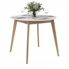 Круглый деревянный обеденный стол Orion, 94 см  цена и информация | Кухонные и обеденные столы | kaup24.ee