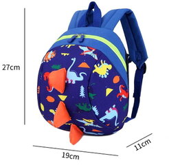Плюшевый рюкзак - динозавры S70 синий цена и информация | Школьные рюкзаки, спортивные сумки | kaup24.ee