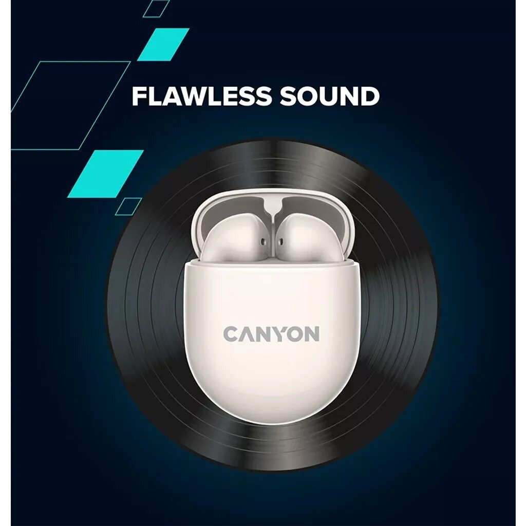 Canyon TWS-6 Black CNS-TWS6B hind ja info | Kõrvaklapid | kaup24.ee