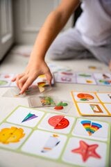 Лотто игра с прозрачными пластиковыми картами Половинки цена и информация | Развивающие игрушки и игры | kaup24.ee