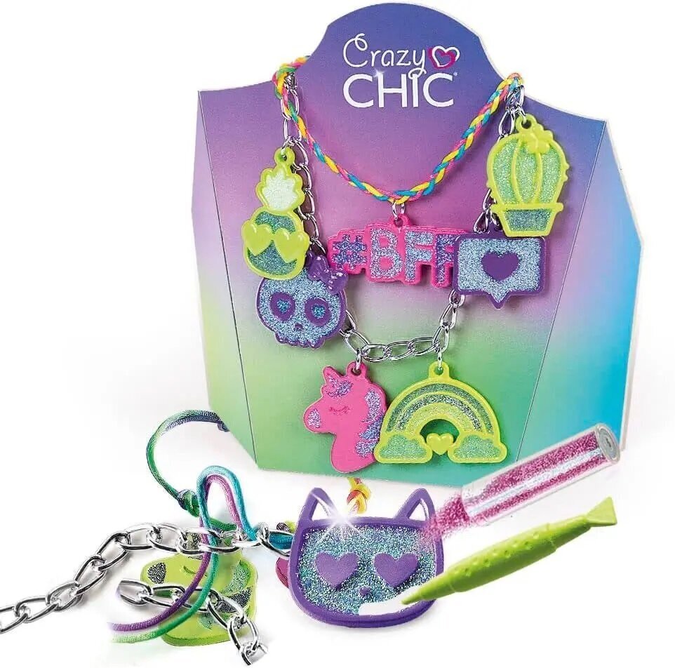 Loominguline ehtekomplekt Clementoni Crazy Chic Multicolor Charms hind ja info | Arendavad mänguasjad | kaup24.ee