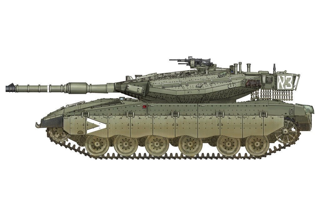 Konstruktor HobbyBoss IDF Merkava MkIIID hind ja info | Klotsid ja konstruktorid | kaup24.ee