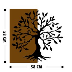 Декорация на стену Tree, 1 шт. цена и информация | Детали интерьера | kaup24.ee