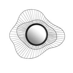 Декоративное зеркало Amip, черное цена и информация | Зеркала | kaup24.ee