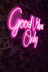 Декоративный настенный светильник Good Vibes Only 2, 1 шт. цена и информация | Детали интерьера | kaup24.ee