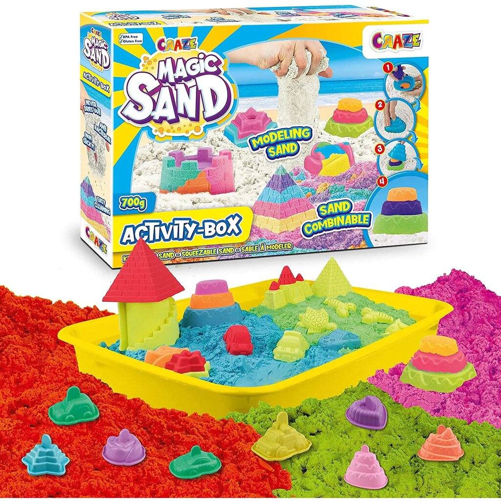 Kineetiline liiv Craze Activity Box hind ja info | Arendavad mänguasjad | kaup24.ee