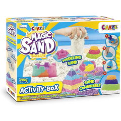 Кинетический песок Craze Activity Box цена и информация | Развивающие игрушки и игры | kaup24.ee
