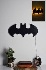 Декоративный настенный светильник Бэтмен, 1 шт. цена и информация | Детали интерьера | kaup24.ee