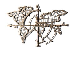 Настенное украшение World Map Compass Gold, 1 шт. цена и информация | Детали интерьера | kaup24.ee